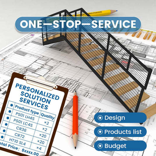 Deposit for cable railing design service: solution recommendation + material calculation + budget estmation
