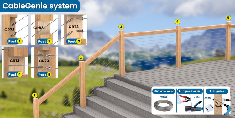 Muzata Cable Genie system uses invisible terminals to achieve a neat and clean look
