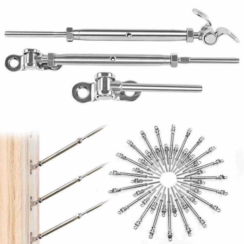 Load image into Gallery viewer, Muzata 1/8 180° Adjustable Cable Railing Kit CK07