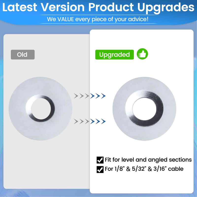 Load image into Gallery viewer, Muzata Adhesive Sleeves T316 Stainless Steel for Wood Metal Posts CR91