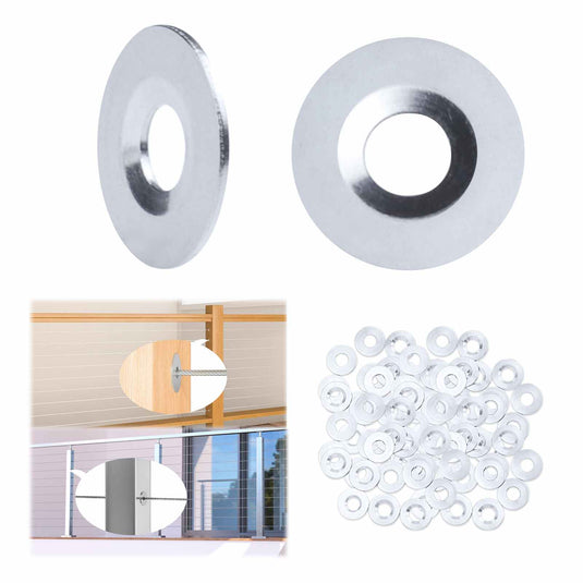 Muzata Adhesive Sleeves T316 Stainless Steel for Wood Metal Posts CR91