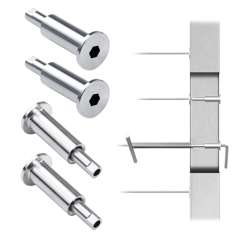 Load image into Gallery viewer, Muzata 1/8" Invisible Cable Railing Tensioner CB40
