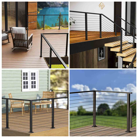 Muzata-36-in-black-stainless-steel-top-mount-corner-post-ps02-b34s-application