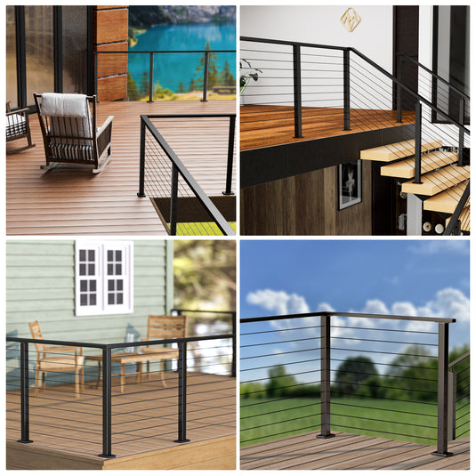 Muzata-42-in-black-stainless-steel-top-mount-corner-post-ps02-b34l-application