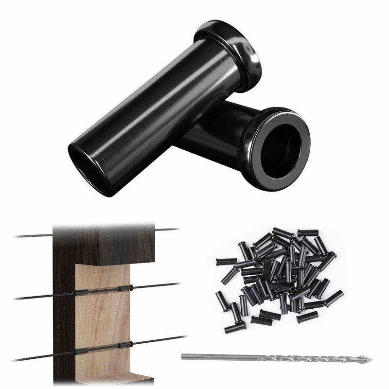 Load image into Gallery viewer, Muzata-T316-black-stainless-steel-protective-sleeve