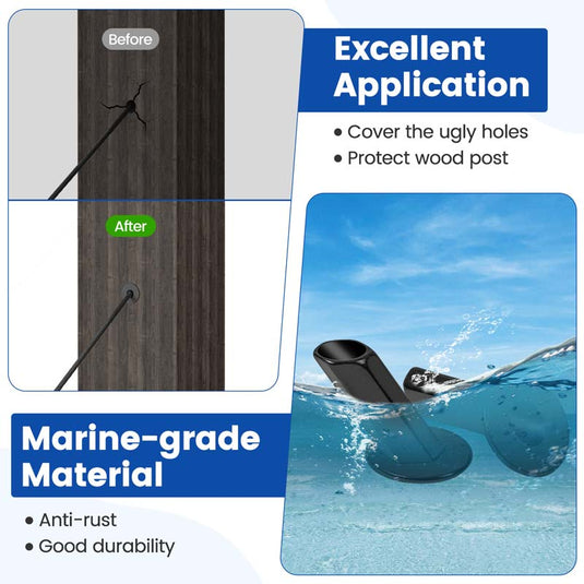 Muzata-black-T316-stainless-steel-protective-angle-sleeves-CR70-advantages