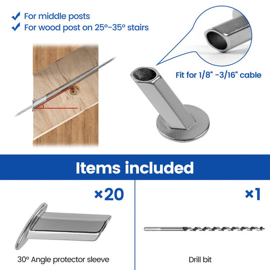 Muzata-brushed-T316-stainless-steel-protective-angle-sleeves-CR70-20pack