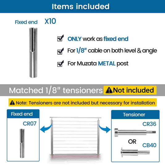 Muzata-invisible-angle-adjustable-terminal-toggle-anchor-CR07-10pack