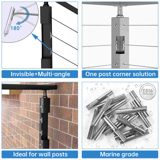 Muzata-invisible-angle-adjustable-terminal-toggle-anchor-CR07-advantages