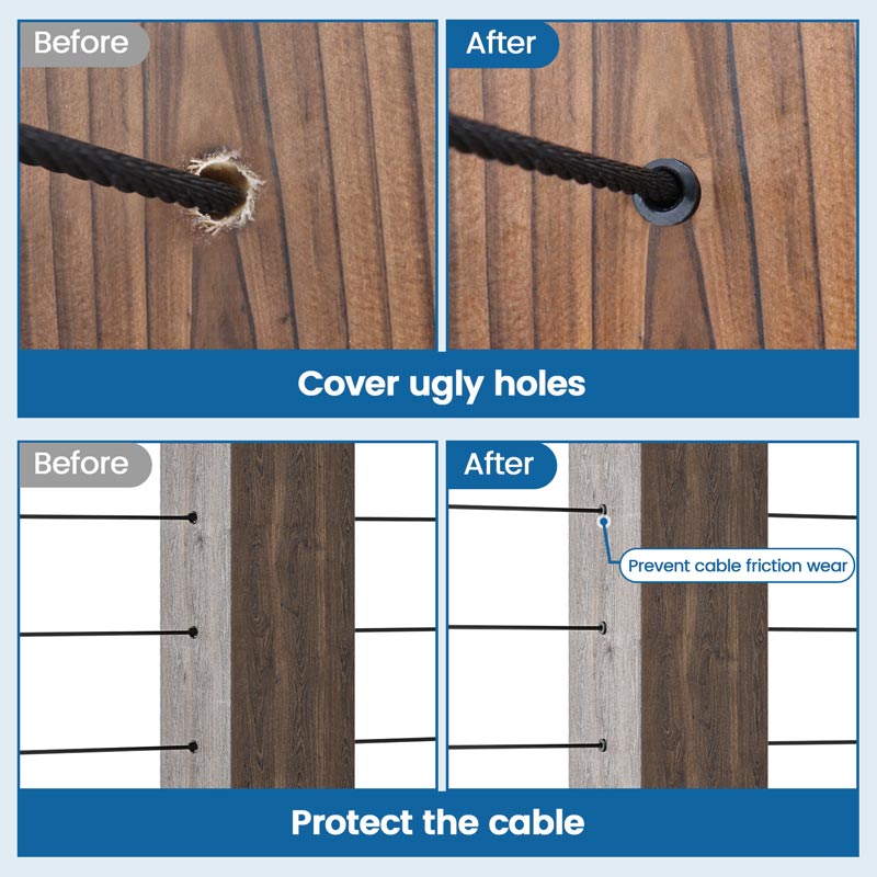 Load image into Gallery viewer, Muzata-stainless-steel-protective-sleeve-protects-the-cable