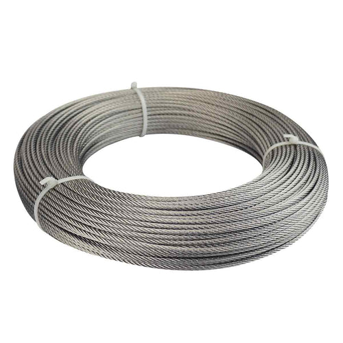 Muzata 1/8 inch Stainless Steel Wire Rope 7x7 Strand WR01