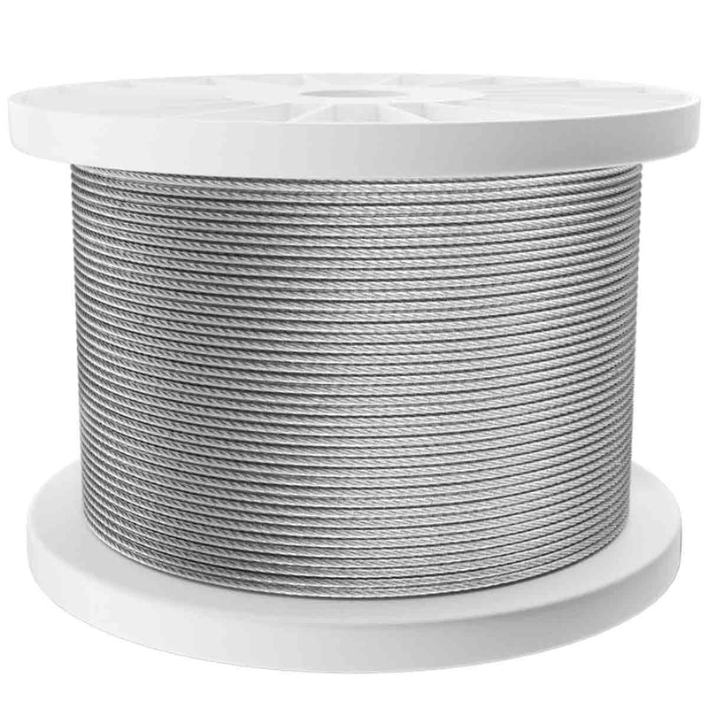 Load image into Gallery viewer, Muzata 1/8&quot; T316 Stainless Steel Wire Rope WR02 on Reel
