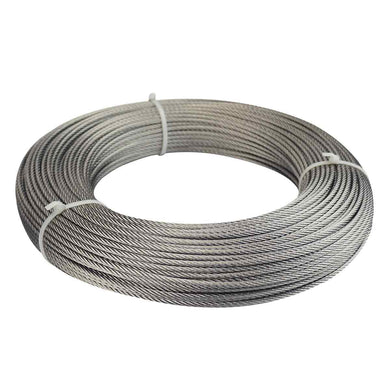 Muzata 1/8inch Stainless Steel Wire Rope 7x7 Strand WR01