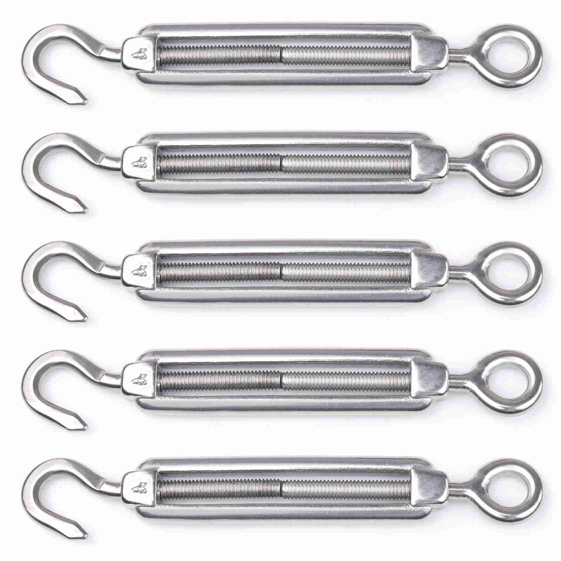 Load image into Gallery viewer, Muzata T304 Stainless Steel M4 Hook and Eye Turnbuckle CN09
